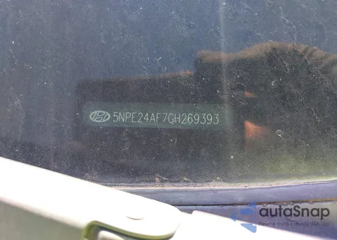 2016 Hyundai Sonata Se z USA, uszkodzony, nr VIN 5NPE24AF7GH269393